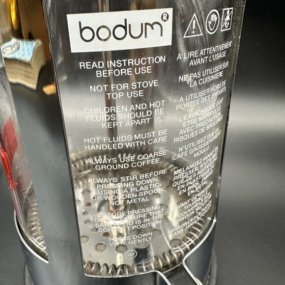 Bodum French Press Coffee Grinder Kenya 34 Ounce Coffee Pot Electric Mill - Picture 7 of 15